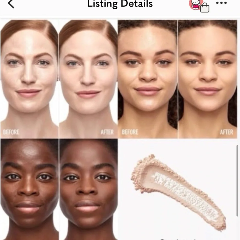 BareMinerals Original Mineral Veil Loose Powder & Brush Translucent SPF25 NEW - Picture 10 of 16